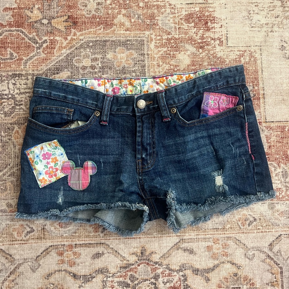 Disney Patch denim shorts